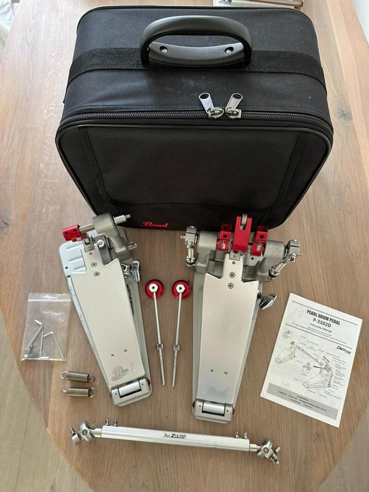 Pearl demon XR dubbelpedaal, Muziek en Instrumenten, Drumstellen en Slagwerk, Zo goed als nieuw, Overige merken, Ophalen of Verzenden