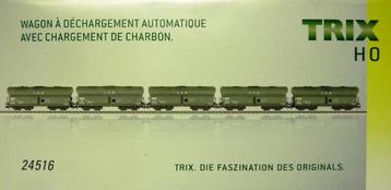 Trix 24516 Set (5) Kolenwagens SNCF - SGW beschikbaar voor biedingen