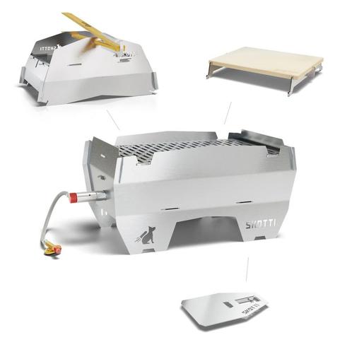 SKOTTI GRILL PIZZA TIME!, Caravans en Kamperen, Kampeeraccessoires, Nieuw, Ophalen of Verzenden