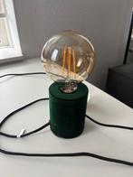 Stijlvolle nachtkastlamp, Ophalen of Verzenden, Zo goed als nieuw, Stof, Minder dan 100 cm