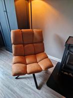 Mooie cognac kleurige draaistoel, Huis en Inrichting, Fauteuils, Ophalen, Zo goed als nieuw, Minder dan 75 cm, 50 tot 75 cm