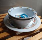 Suske en Wiske ontbijtbordje en 2 compôteschaaltjes, Verzamelen, Ophalen of Verzenden, Suske en Wiske, Zo goed als nieuw, Overige typen