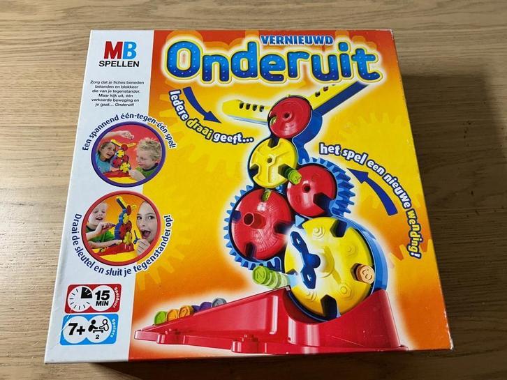 Onderuit! Vernieuwd MB (2), Hobby en Vrije tijd, Gezelschapsspellen | Bordspellen, Zo goed als nieuw, Ophalen of Verzenden