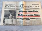 NSDAP - Völkischer Beobachter 28 mei 1938, Verzamelen, Militaria | Tweede Wereldoorlog, Ophalen of Verzenden, Duitsland, Boek of Tijdschrift