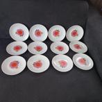 Gebakset gebakstel Hutschenreuther, 13 delig, jaren '60/'70, Huis en Inrichting, Keuken | Servies, Ophalen, Zo goed als nieuw