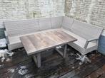 Mooie tuinset, Ophalen, 5 zitplaatsen, Kunststof, Gebruikt