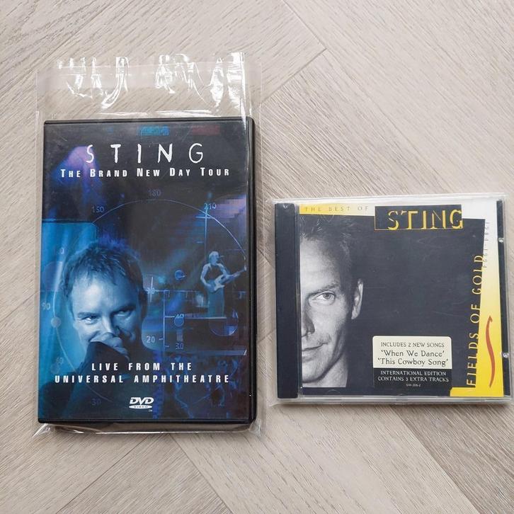 DVD/ Sting / The Brand New Day Tour + CD/Sting / The Best Of, Cd's en Dvd's, Dvd's | Muziek en Concerten, Zo goed als nieuw, Muziek en Concerten