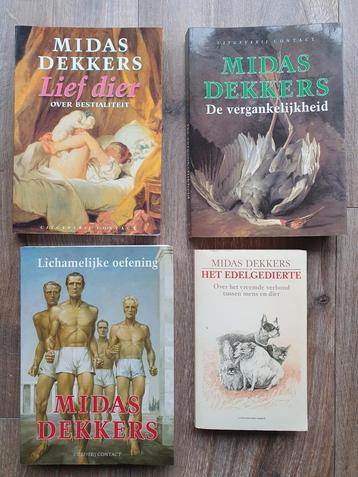 Midas Dekkers - Het edelgedierte en 3 andere boeken beschikbaar voor biedingen