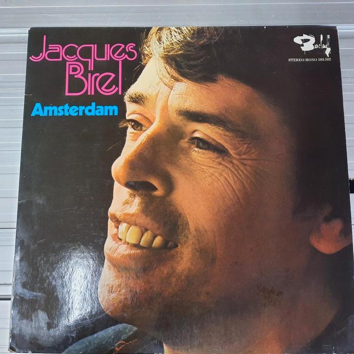 Jacques Brel  - Amsterdam, Cd's en Dvd's, Vinyl | Wereldmuziek, Gebruikt, Overige soorten, Overige formaten, Ophalen of Verzenden