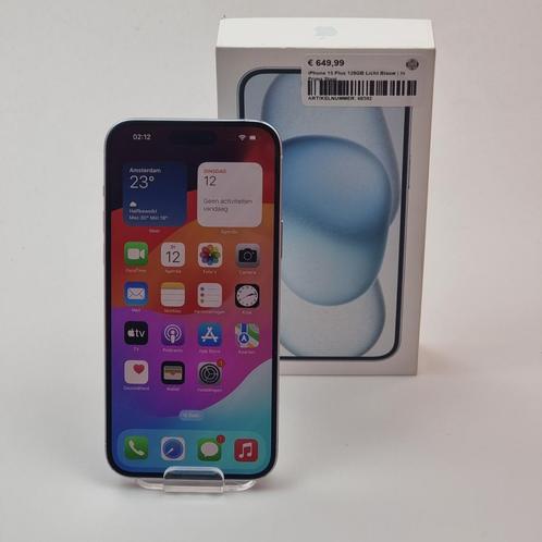 iPhone 15 Plus 128GB Blue | Accu: 100%, Telecommunicatie, Mobiele telefoons | Apple iPhone, Gebruikt