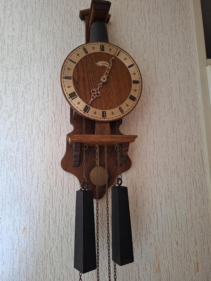 Wandklok, merk Warmink, Huis en Inrichting, Woonaccessoires | Klokken, Gebruikt, Wandklok, Analoog, Ophalen