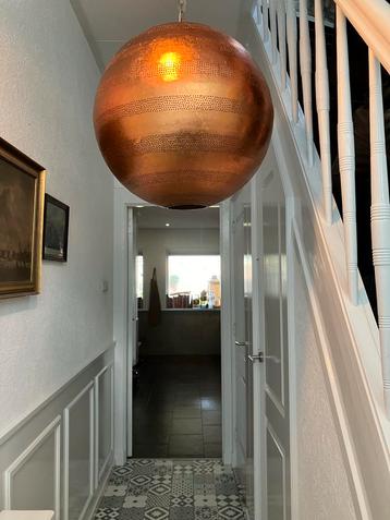 Hanglamp Boho Luxe Bol Filigrain Koper Ø 50cm beschikbaar voor biedingen