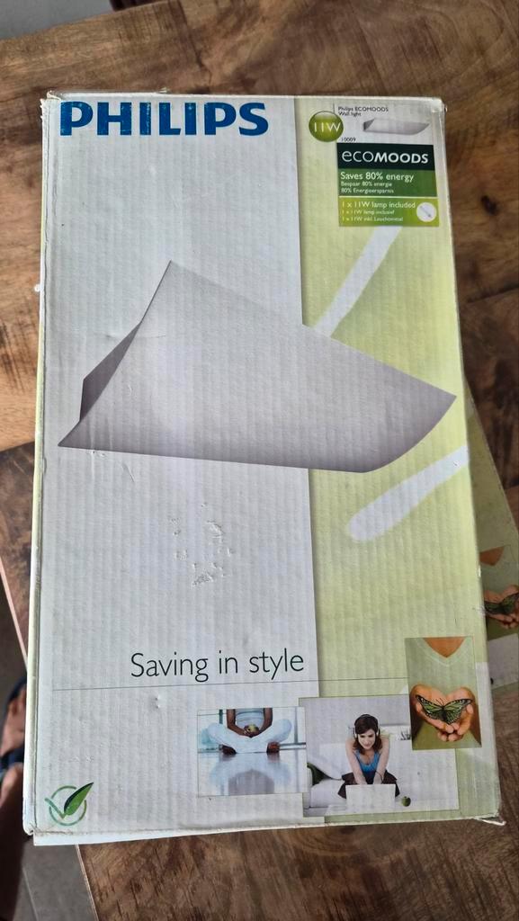 Philips Ecomoods Wandlamp Nieuw, Huis en Inrichting, Lampen | Overige, Nieuw, Ophalen of Verzenden