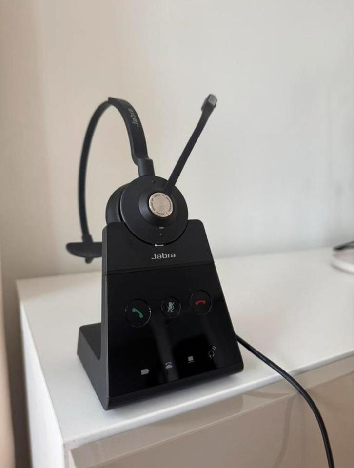 Jabra Engage 65 mono headset, Computers en Software, Headsets, Zo goed als nieuw, Ophalen of Verzenden