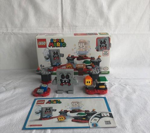 U13 - Lego Mario 71364 - Whomp’s Lava Trouble - uitbreiding, Kinderen en Baby's, Speelgoed | Duplo en Lego, Zo goed als nieuw
