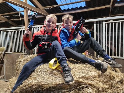 Lasergame op eigen locatie Friesland, Groningen, Drenthe, Hobby en Vrije tijd, Feestartikelen | Verhuur, Ophalen