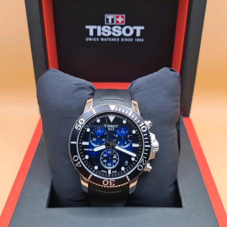Tissot Seastar 1000 45.5mm
- T120.417.17.041.00, Sieraden, Tassen en Uiterlijk, Horloges | Heren, Zo goed als nieuw, Polshorloge