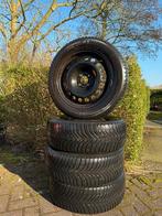 winterbanden op stalenvelg, Auto-onderdelen, Banden en Velgen, Gebruikt, 16 inch, Banden en Velgen, Personenwagen