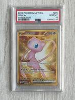Mew ex #205 Hyper Rare - Pokemon 151 - PSA 10, Ophalen, Nieuw, Losse kaart, Foil