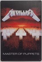 Metallica Master of Puppets reclamebord van metaal wandbord