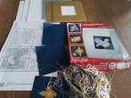 Borduurpakketje voor 2 kerstkaarten te maken, en 1 is er al, Hobby en Vrije tijd, Ophalen of Verzenden, Zo goed als nieuw, Handborduren