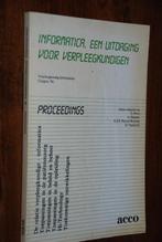 Informatica een uitdaging voor verpleegkundigen., Boeken, Studieboeken en Cursussen, Ophalen of Verzenden, Beta, Gelezen, HBO