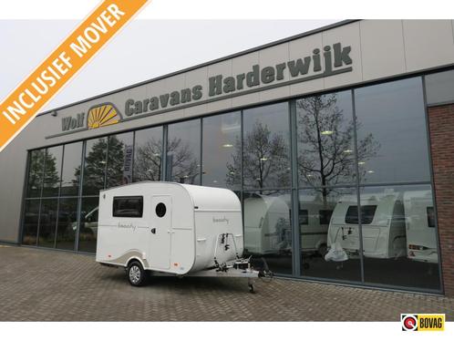 Hobby Beachy 360 +MOVER+FIETSENDR.+LUIFEL, Caravans en Kamperen, Caravans, Bedrijf, tot en met 3, 750 - 1000 kg, Treinzit, Hobby