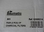 Baumatic H1 Charcoal Filters ref:02859314, Ophalen, Nieuw, Overige typen