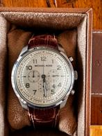 Michael Kors chronograaf | Croco band | Zo goed als nieuw, Ophalen of Verzenden, Zo goed als nieuw, Staal, Overige merken