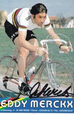 Wielrennen EDDY MERCKX Orignele kaart ECHTE handtekening, Verzenden, Zo goed als nieuw, Overige sporten, Spelerskaart