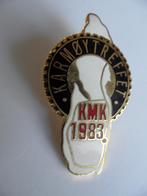 KMK 1983 Karmoy motortreffen speld, geëmailleerd, Verzenden, Gebruikt, Merk, Speldje of Pin