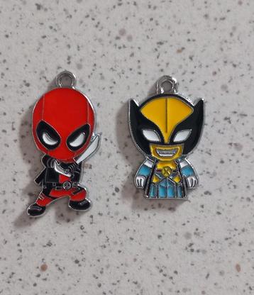 Deadpool en wolverine metalen bedel "nieuw"   beschikbaar voor biedingen