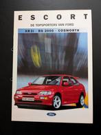 Brochure FORD Escort XR3i RS 2000 RS Cosworth 1995, Ophalen of Verzenden, Zo goed als nieuw, Ford