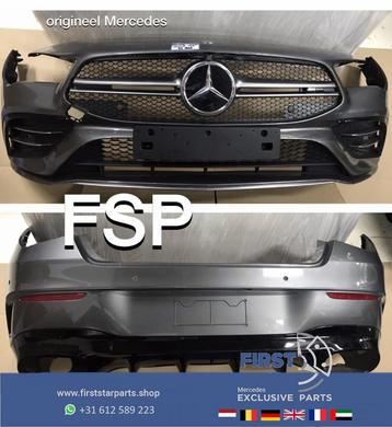 W118 CLA35 AMG PAKKET Mercedes 2018-2020 GRIJS VOORBUMPER +  beschikbaar voor biedingen