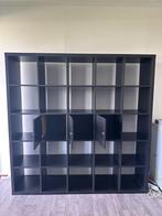 Wandkast - IKEA Kallax shelf 182 x 182 cm - black, Met deur(en), 150 tot 200 cm, 25 tot 50 cm, 150 tot 200 cm