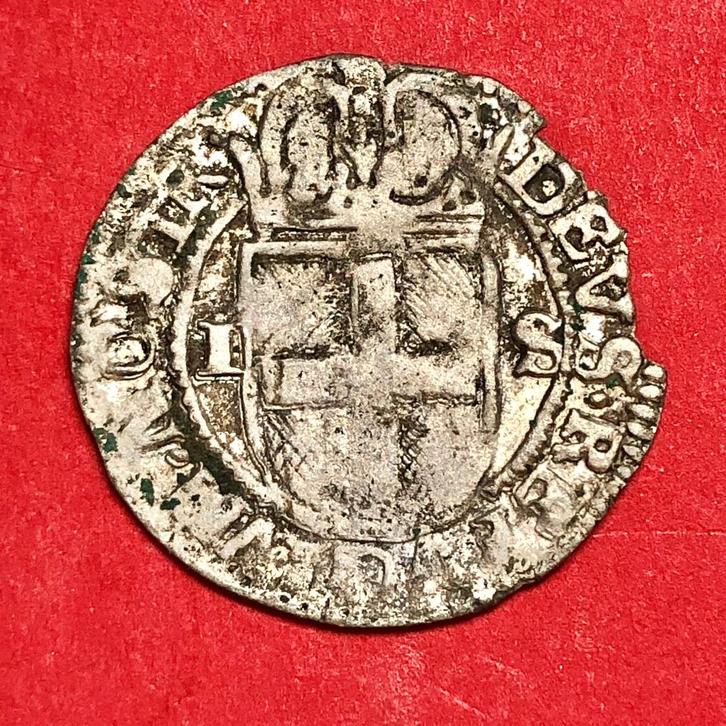 Stuiver Zwolle z.j. (1599), Postzegels en Munten, Munten | Nederland, Losse munt, Overige waardes, Vóór koninkrijk, Zilver, Ophalen of Verzenden