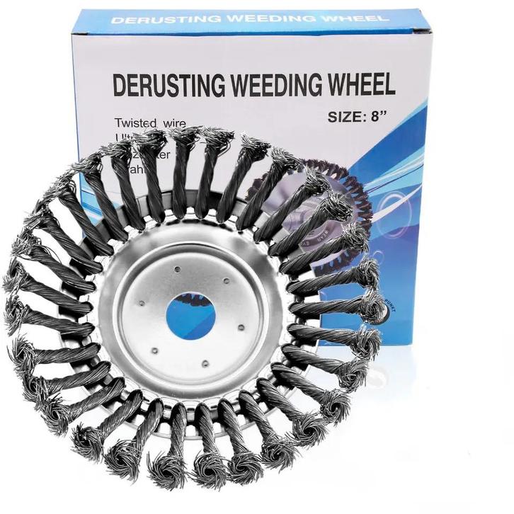 150x Onkruidborstel/Staalborstel 8", Tuin en Terras, Bosmaaiers, Nieuw, Benzine, Ophalen