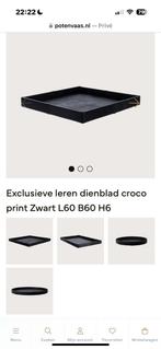 Eicholtz style Croco lederen  dienblad maat 80x50, Huis en Inrichting, Woonaccessoires | Dienbladen, Ophalen of Verzenden, Zo goed als nieuw