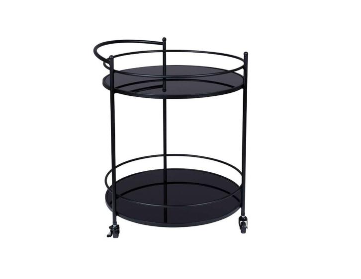 Dutchbone Trolley Solos | Van €239, nu, Huis en Inrichting, Tafels | Sidetables, Nieuw, 25 tot 50 cm, 50 tot 100 cm, Rechthoekig