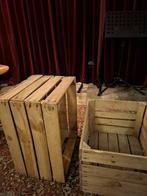 Houten kisten 2x (kratten), Huis en Inrichting, Woonaccessoires | Kisten, Ophalen of Verzenden