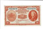 Nederlandsch Indië 50 cent  1943, Postzegels en Munten, Bankbiljetten | Nederland, 10 gulden, Verzenden