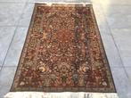 Perzisch kleed, tapijt, vintage, Nain, 100 tot 150 cm, Rood, Zo goed als nieuw, 150 tot 200 cm