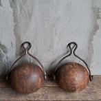 1x Oude vintage boei scheepsboei hout metalen hengsel Etage3, Gebruikt, ., Ophalen of Verzenden, .