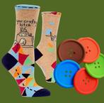 NAAISTER SOKKEN + 5 ONDERZETTERS KNOPEN, Ophalen of Verzenden, Nieuw