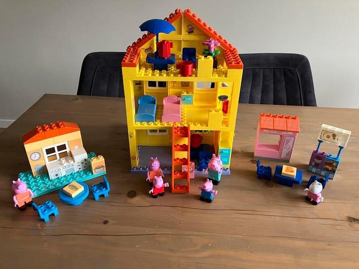 Peppa Pig Playbig Bloxx Huis, Keuken & Winkeltje - Duplo, Kinderen en Baby's, Speelgoed | Duplo en Lego, Gebruikt, Duplo, Complete set