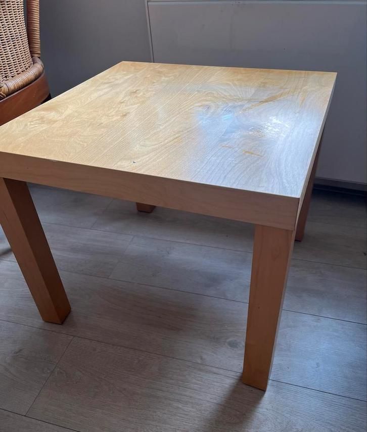 IKEA Lack tafeltje - eenvoudig en stijlvol, Huis en Inrichting, Tafels | Bijzettafels, Gebruikt, Vierkant, 45 tot 60 cm, 55 tot 75 cm