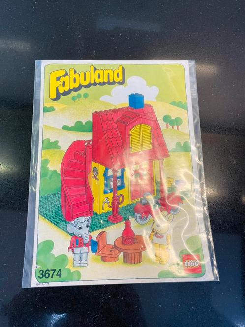 Lego Fabuland | Bouwinstructie Set no. 3674, Kinderen en Baby's, Speelgoed | Duplo en Lego, Zo goed als nieuw, Lego, Losse stenen