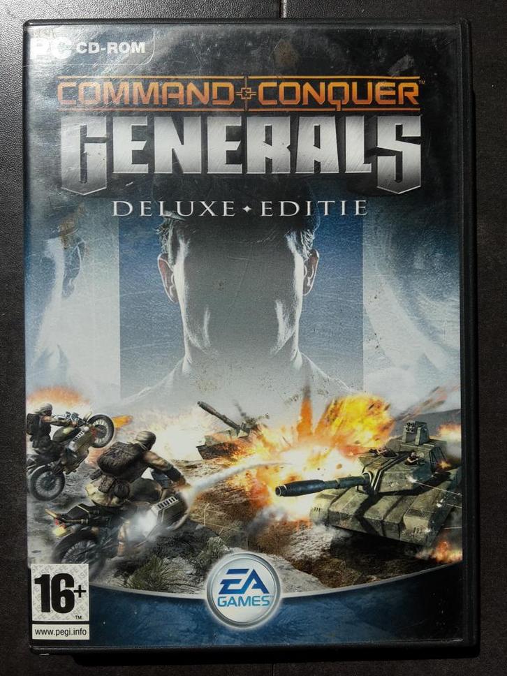 PC Game - Command & And Conquer Generals - Deluxe Editie, Spelcomputers en Games, Games | Pc, Zo goed als nieuw, Strategie en Constructie