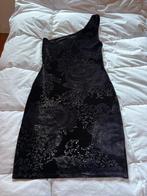 Nieuw Sexy zwart jurkje met print, Zwart, Ophalen of Verzenden, Zo goed als nieuw, Maat 36 (S)
