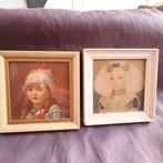 Twee Klederdracht Prenten achter Glas Francois Ribeaupierre